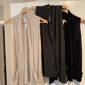 3 tank top cardigans